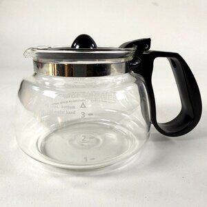 Mr Coffee 4 Cup Replacement Coffee Pot Carafe Stainless Steel Band
